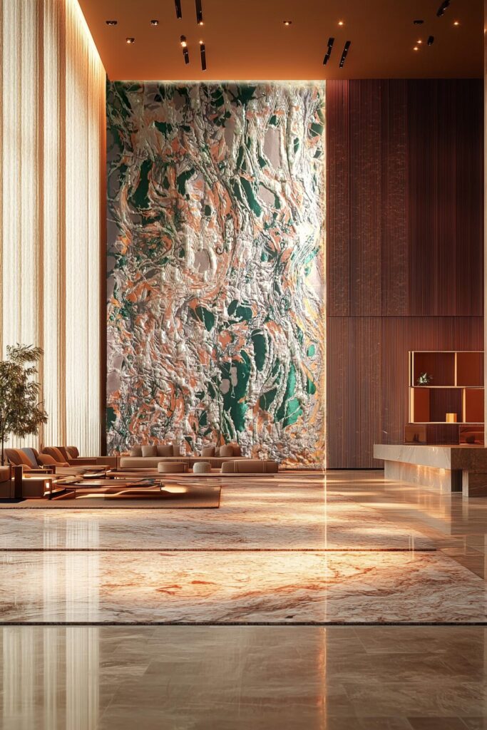 Flowing neurons in hotel