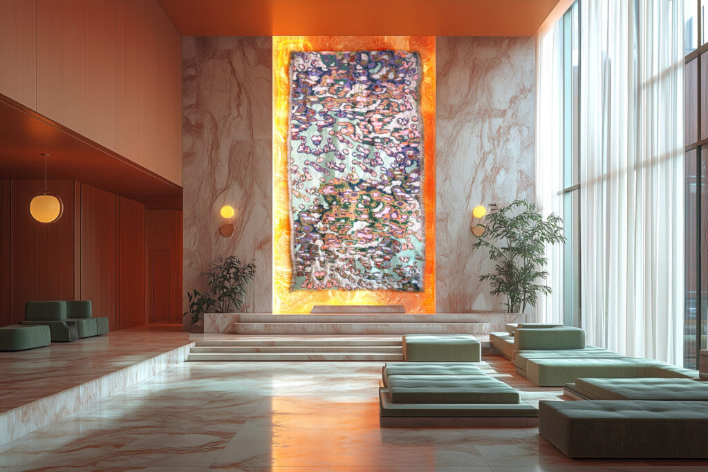 Swimming Cels in hotel